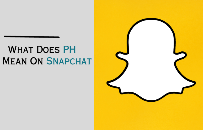 what does ph mean on snapchat