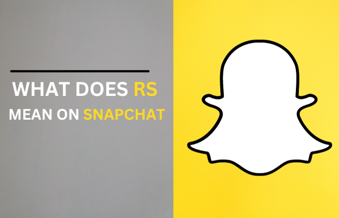 What does Rs Mean On Snapchat